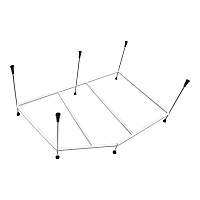 Каркас для ванны AM.PM Like W80A-170R110W-R