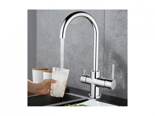 Смеситель для кухонной мойки Rossinka Z (Z35-28) фото 3