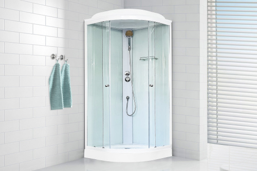 Душевая кабина Royal Bath  RB 90HK5-WT (белое/прозрачное) фото 2