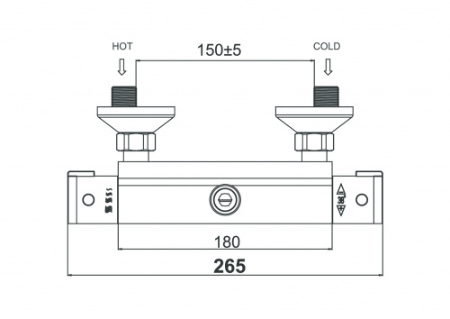 Смеситель для душа D&K Bayern Potsdam (DA2153101) фото 2