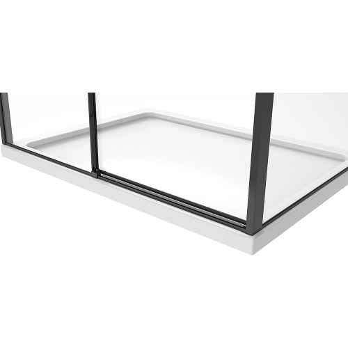 Душевое ограждение  Black & White S898 120х80 фото 3