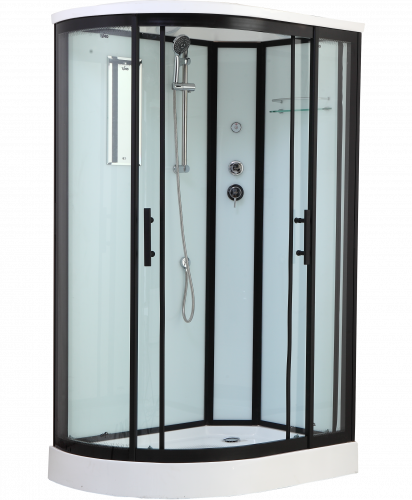 Душевая кабина Timo Standart T-6602 R Black фото 2