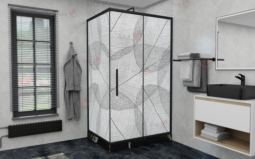 Душевой уголок AvaCan FB 140-160 + SB 100 MT фото 3