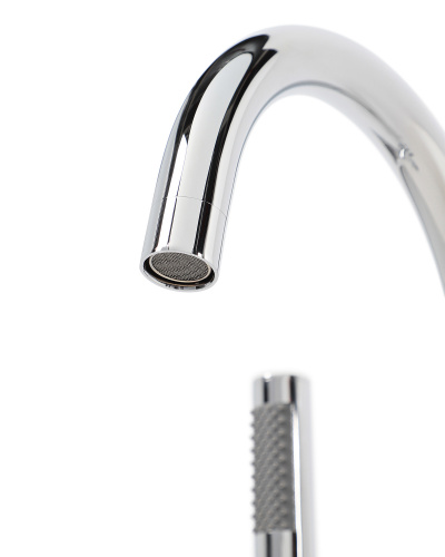 Смеситель для ванны/душа Orange Steel M99-336cr напольный фото 7