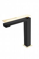 Смеситель Q для умыв. выс. ChromeBlack