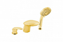 D471.5YZ DUNAJ смеситель каскадный на 3 отверстия, ЦВЕТ ЗОЛОТО RAV Slezak