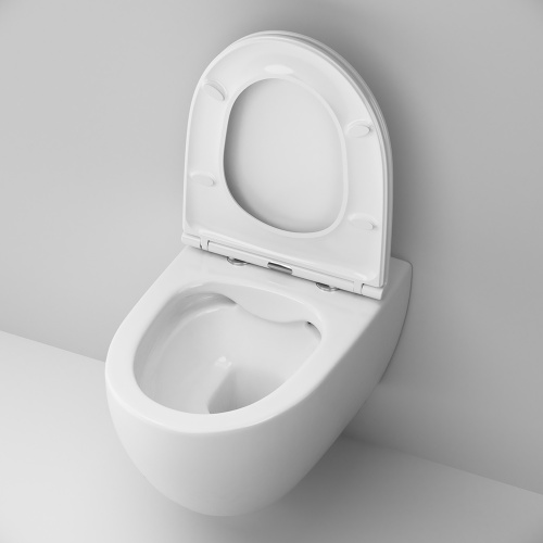 Унитаз подвесной FlashClean безободковый, без сиденья AM.PM Awe C111700WH фото 7