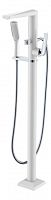 Смеситель напольный VENTURO белый + хром
