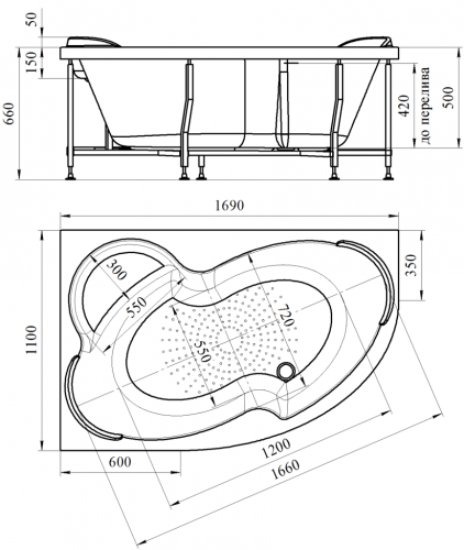 Акриловая ванна Radomir Vannesa «Ирма» фото 4