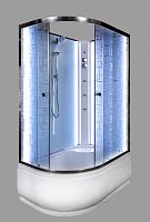 Душевая кабина Deto (DTO)  ЕМ4512R N LED с гидромассажем