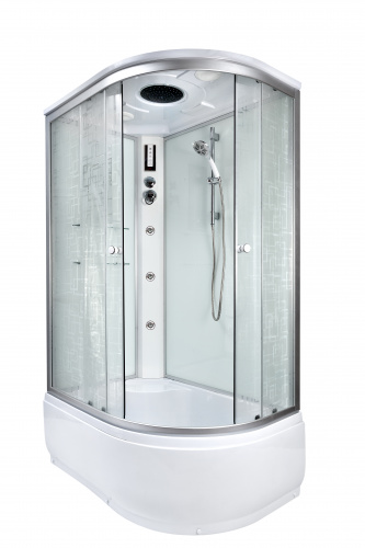 Душевая кабина Deto (DTO) ЕМ 4512L с электрикой и гидромассажем фото 12