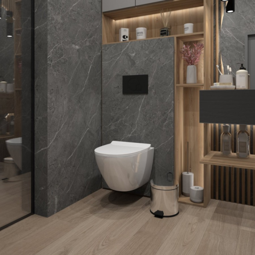 Унитаз подвесной Alicaness Juse PV P1005 безободковый, сиденье микролифт  фото 8