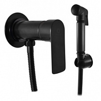 VT447/1CMAT VLTAVA - смеситель для биде, скрытый монтаж, душ (металл), ЧЕРНЫЙ МАТОВЫЙ RAV Slezak