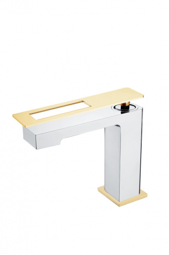 Смеситель Q для умыв. низ. ChromeGold