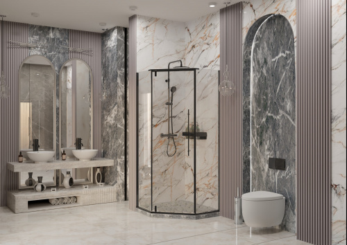 Душевое ограждение Ambassador Ritz 112011202 (900x900x2000), 1 место фото 3