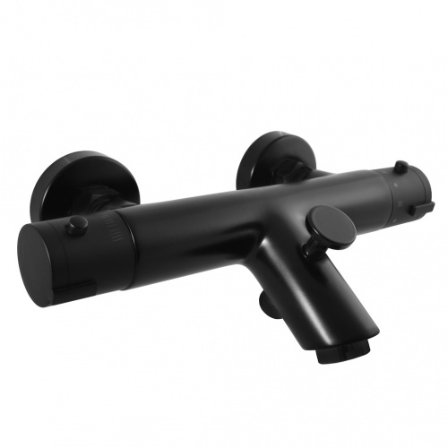 TRM54.5CMAT TERMOSTAT - смеситель для ванной, ЧЕРНЫЙ МАТОВЫЙ RAV Slezak