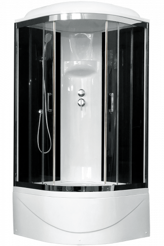 Душевая кабина Royal Bath  RB 90BK6-BT-CH (черное/прозрачное)