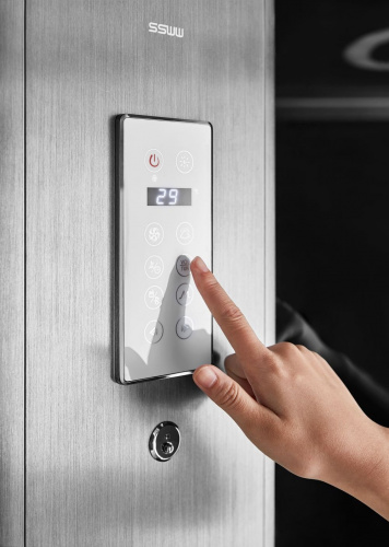 Душевая кабина  SSWW BU615R (1700х850х2200) С ПАРОМ и гидромассажной ванной (69 см), 3 места фото 8