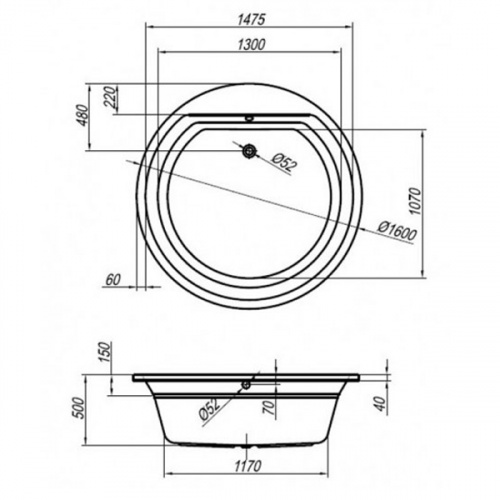 Ванна акриловая Kolpa San Vivo 160 фото 3