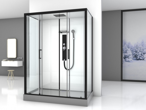 Душевая кабина без пара Black&White G8010