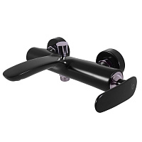 TG154.5CMATC TIGRIS - смеситель для ванны, ЧЕРНЫЙ МАТОВЫЙ/ХРОМ RAV Slezak