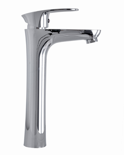 OneLife P09-121cr полимерный смеситель для накладной раковины, хром фото 4