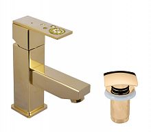 ROYAL1029.5Z ROYAL - смеситель для умывальника, CLICK-CLACK ЦВЕТ ЗОЛОТО RAV Slezak