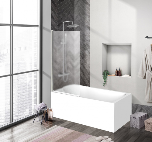 Душевая шторка на ванну BelBagno UNO-V-1-70/150-P-Cr-L фото 2
