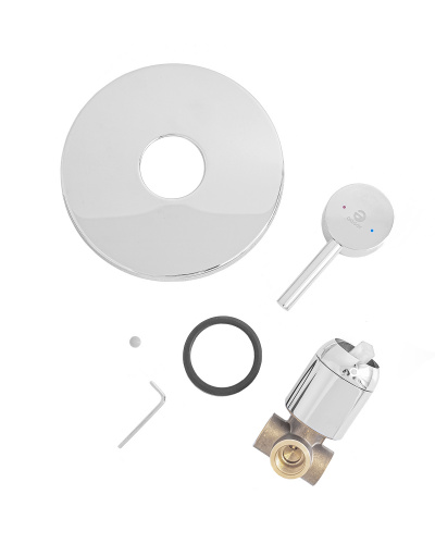 Смеситель для душа Agger Zest A0740000 с внутренней частью фото 6