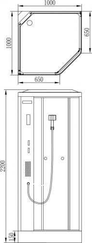 Душевая кабина Orans EW-112 фото 7