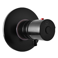 DT283CMAT TERMOSTAT – смеситель для душа скрытый монтаж, ЧЕРНЫЙ МАТОВЫЙ RAV Slezak