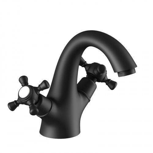 Смеситель для раковины Timo Nelson (1911/03F) черный фото 2