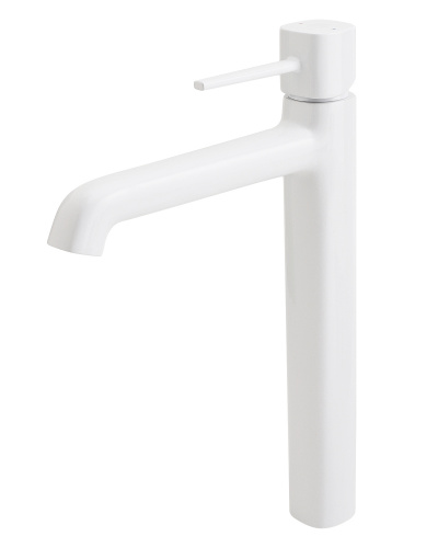 Смеситель для раковины Orange Karl M05-121w белый фото 5