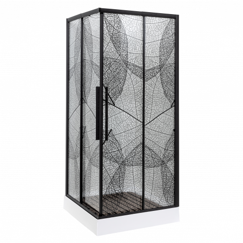 Душевое ограждение Deto KB 100-110 Black фото 3