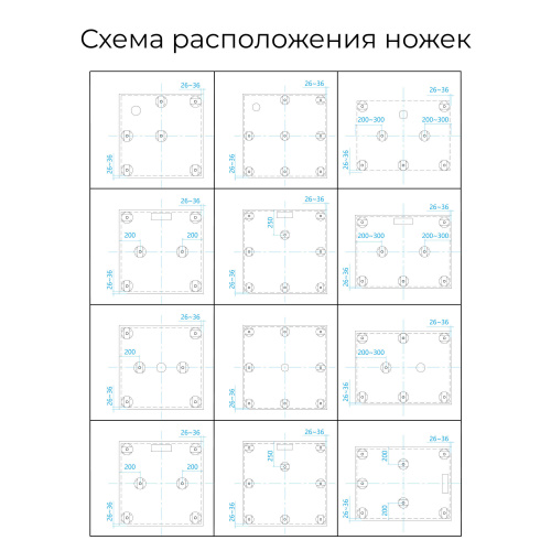 Душевой поддон квадратный RGW ST-G Графит 900x900 фото 5