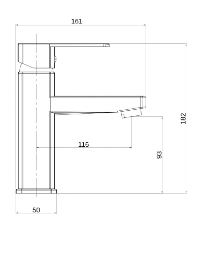 OneLife P06-021cr смеситель для раковины, хром фото 2