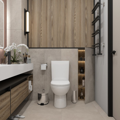 Унитаз напольный Alicaness Polo N1108  безободковый фото 2