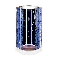 Душевая кабина Deto (DTO)  BM1590 N с LED-подсветкой и гидромассажем
