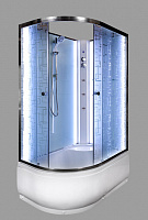 Душевая кабина Deto (DTO)  ЕМ4511R N LED с гидромассажем