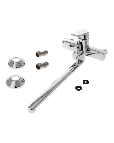 Смеситель для ванны/душа OneLife P02-211cr полимерный фото 7