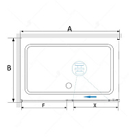 Душевой уголок RGW SV-45 (SV-13 + Z-050-2) Прозрачное 1200x700