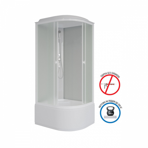 Душевая кабина Niagara Promo P90/80/40L/MT Левая фото 2