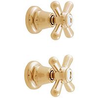 MK186KZ MORAVA RETRO - смеситель, скрытый монтаж, 2-х режимный, ЦВЕТ ЗОЛОТО RAV Slezak