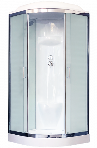 Душевая кабина Royal Bath  RB 90HK6-WC-CH (белое/матовое)