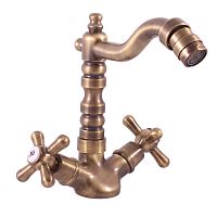 MK120.5/9SM MORAVA RETRO - смеситель классический для биде без сифона, ЦВЕТ БРОНЗА RAV Slezak