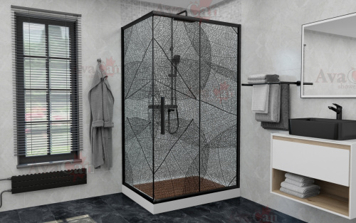 Душевой уголок AvaCan FB 140-160 + SB 90 фото 3