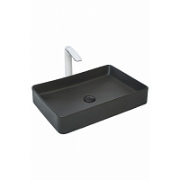 WW SK ELBACH 2174 MB Раковина накладная (матовая черная) 600х405х110