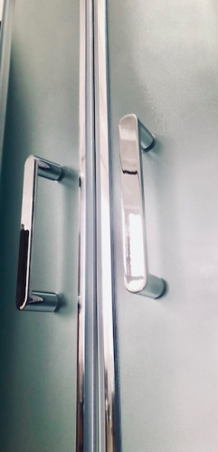 Душевой угол Royal Bath RB 100BK-C-CH (матовое) фото 3