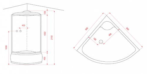 Душевая кабина Arcus AS-103 фото 2