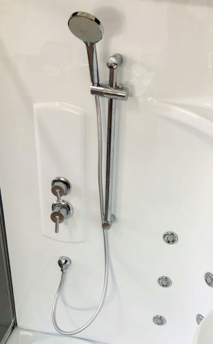 Душевая кабина Royal Bath  RB 150ALP-C-CH (матовое) левая фото 6
